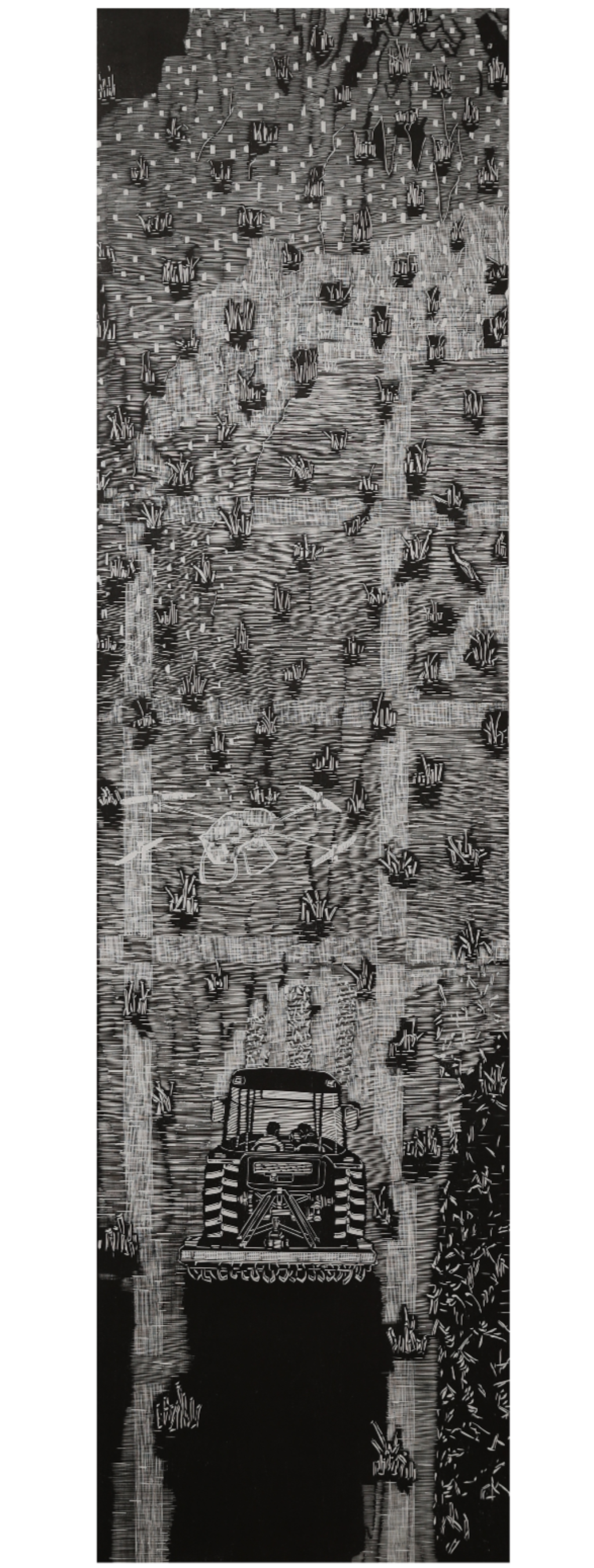 《授人于渔》刁志坚 180cm&times;45cm.jpg