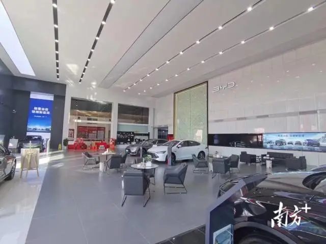 兴宁比亚迪4S店为今年首季度的投产项目。受访者供图 图片
