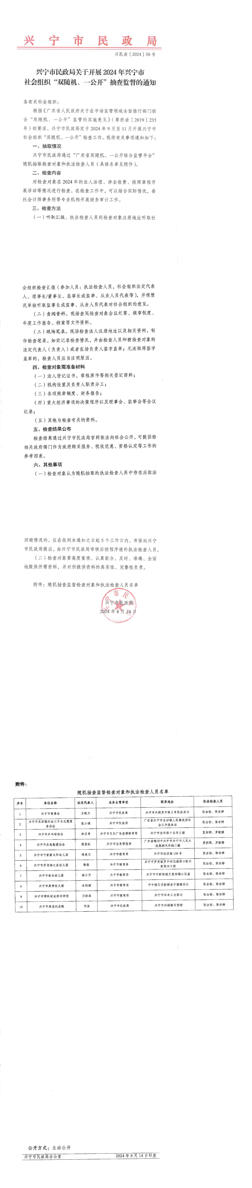 时光直播
民政局关于开展2024年时光直播
社会组织“双随机、一公开”抽查监督的通知_00(2).jpg