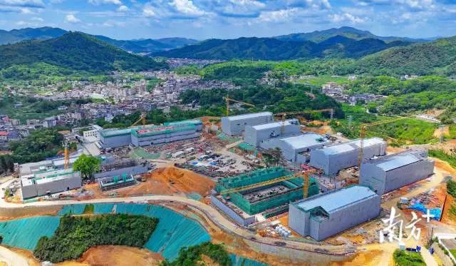 正在建设中的广东省全民国防教育基地。 正在建设中的广东省全民国防教育基地。